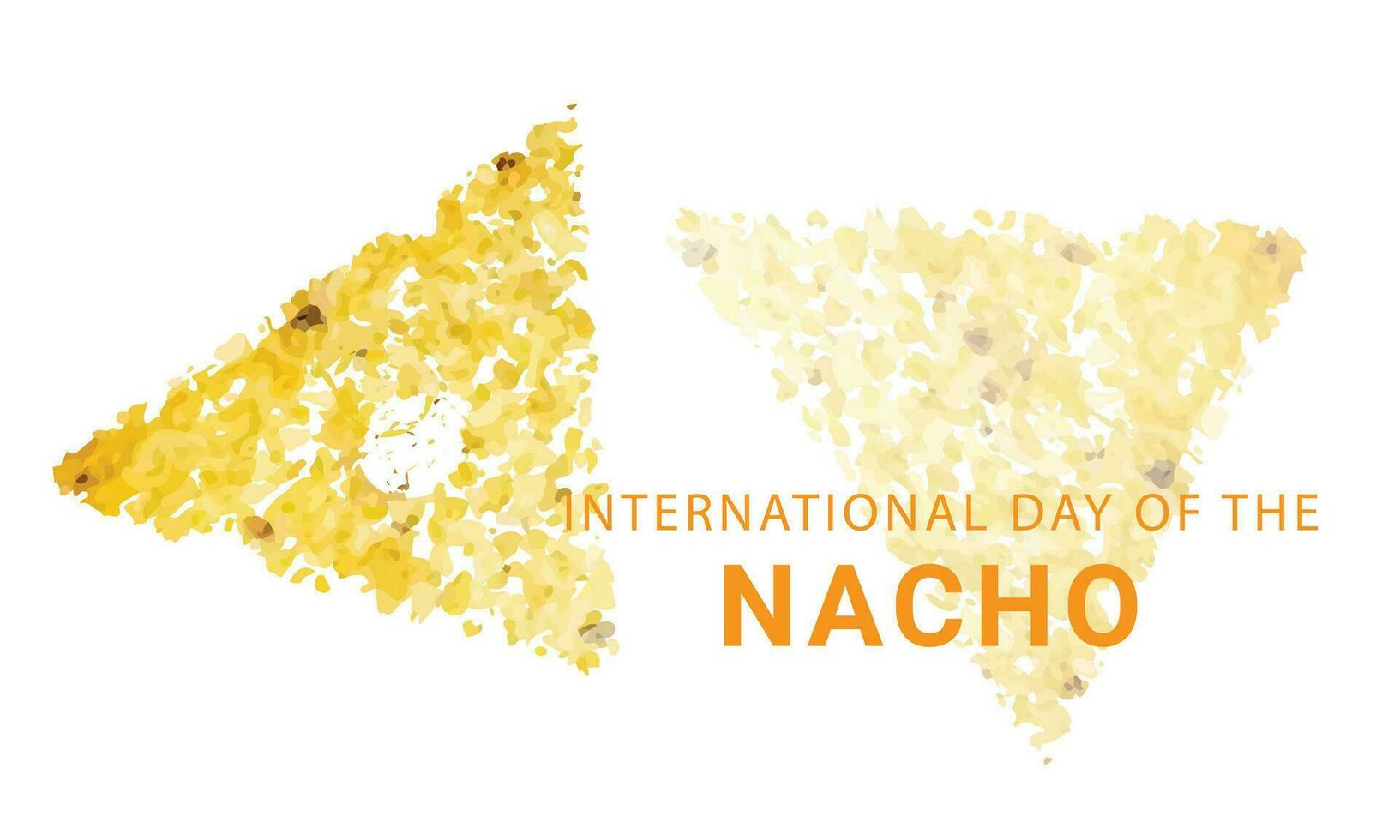 international day of the Nacho. background, banner, card, poster, template. Vector illustration.