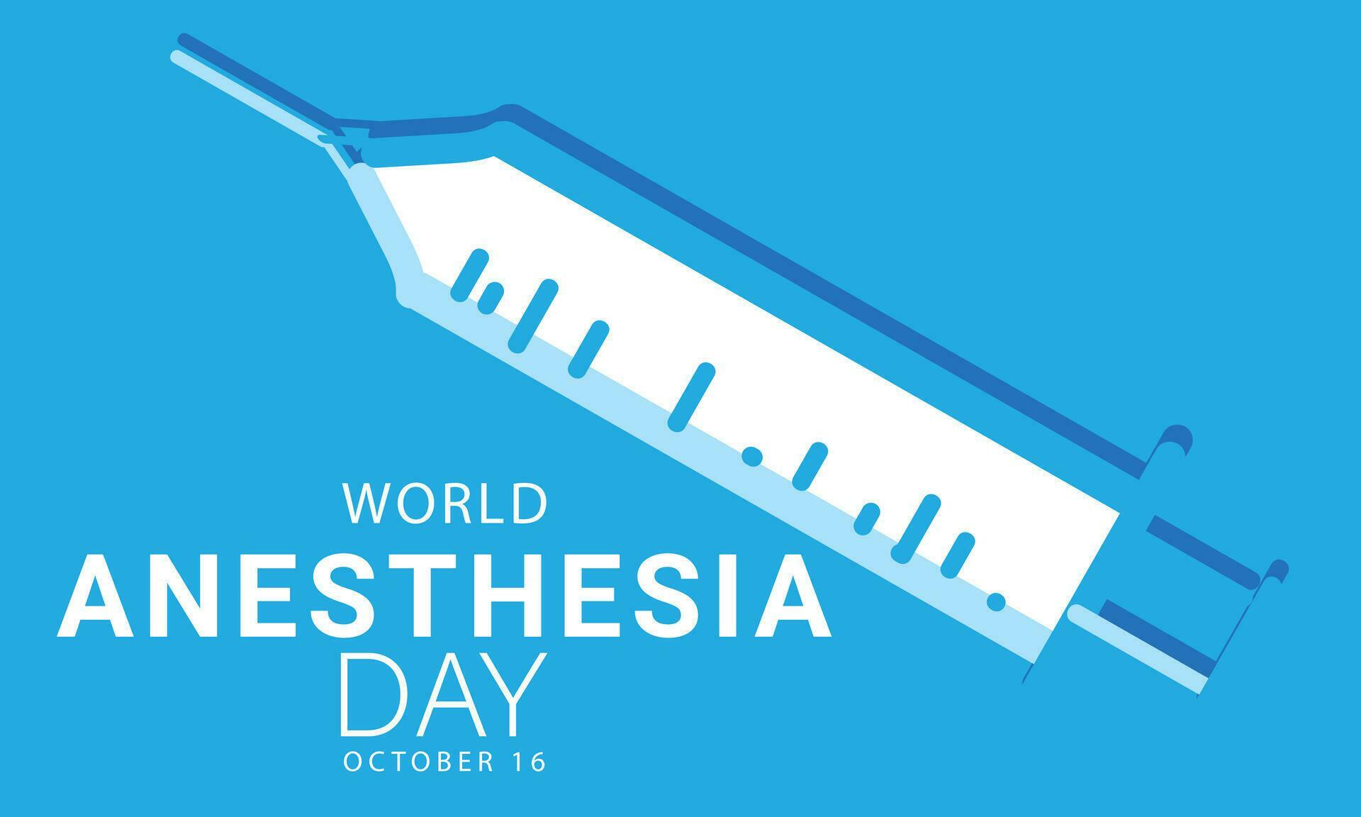 World Anesthesia day. background, banner, card, poster, template
