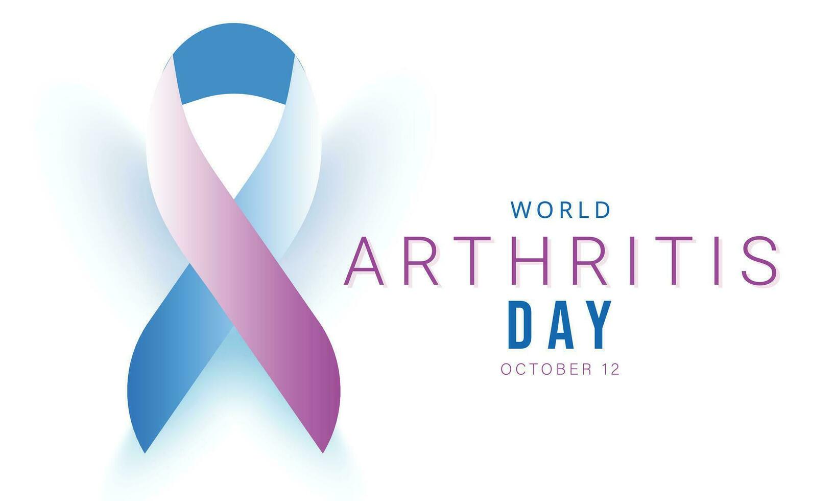 World Arthritis day. background, banner, card, poster, template. Vector illustration.