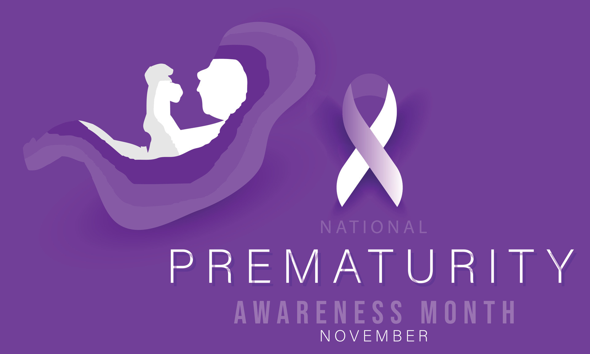 National prematurity awareness month. background, banner, card, poster