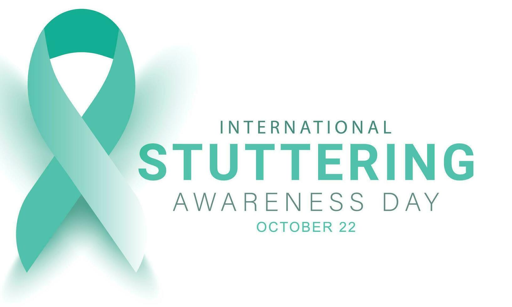 international stuttering awareness day. background, banner, card, poster, template. Vector illustration.