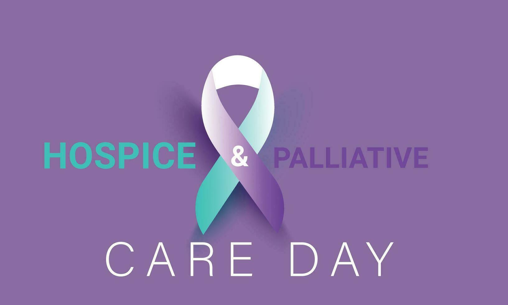 Hospice and palliative care day. background, banner, card, poster, template. Vector illustration