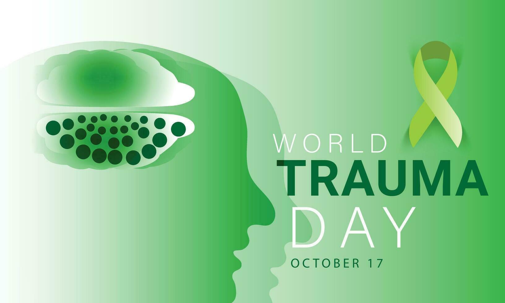 World Trauma day. background, banner, card, poster, template. Vector