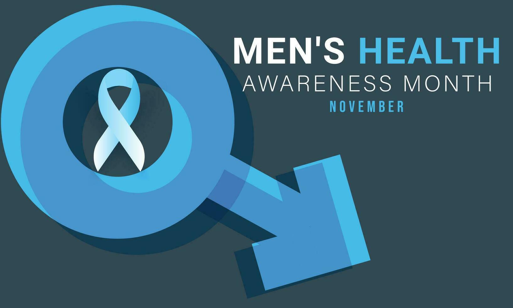 Men's health awareness month. background, banner, card, poster