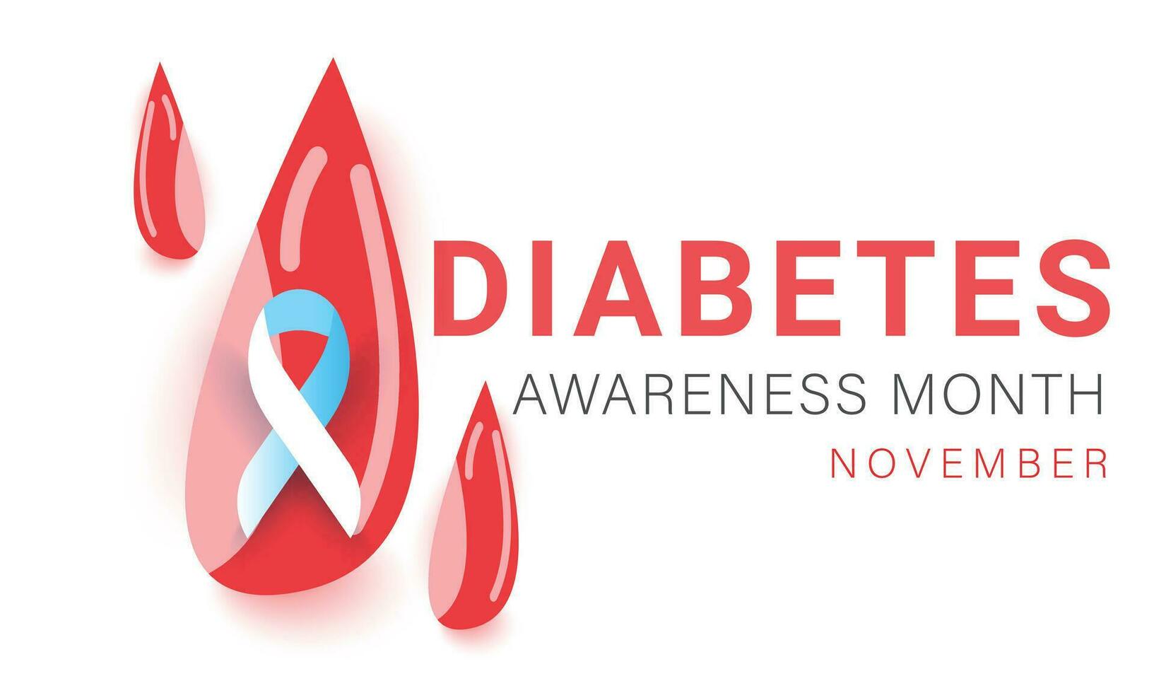 National Diabetes month. background, banner, card, poster, template