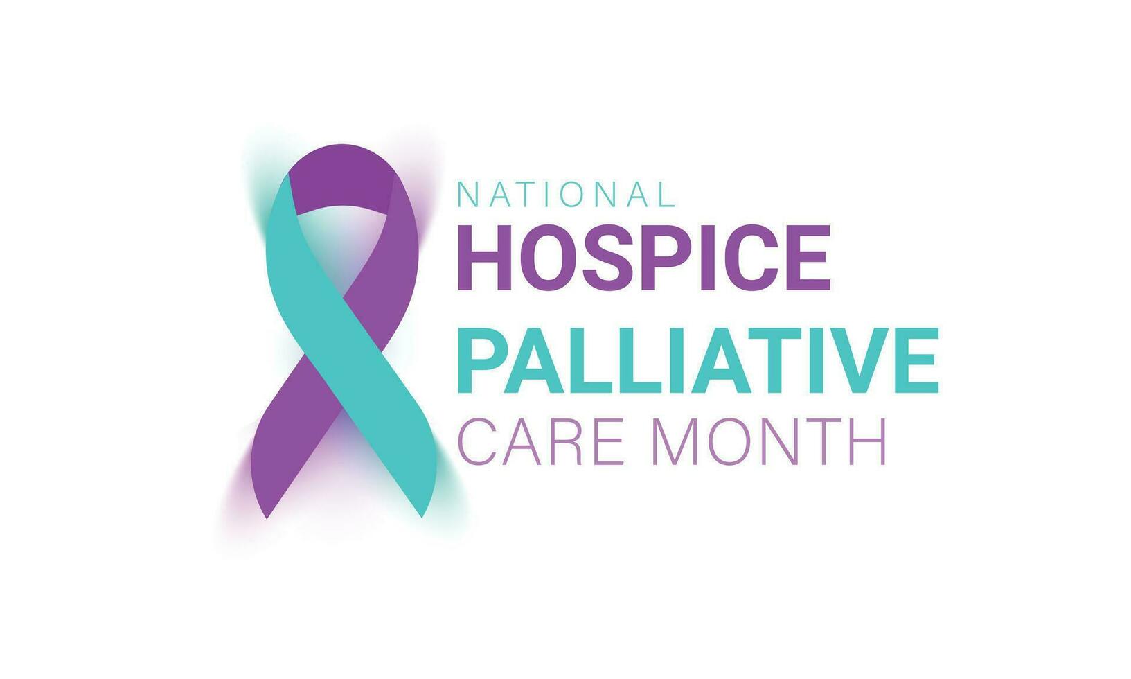 National Hospice and Palliative care month. background, banner, card, poster, template. Vector illustration.