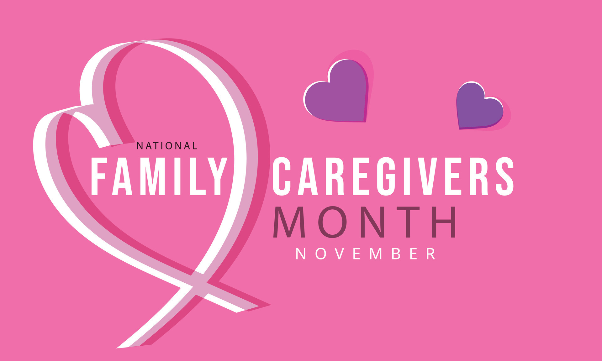 National Family Caregivers month. background, banner, card, poster ...