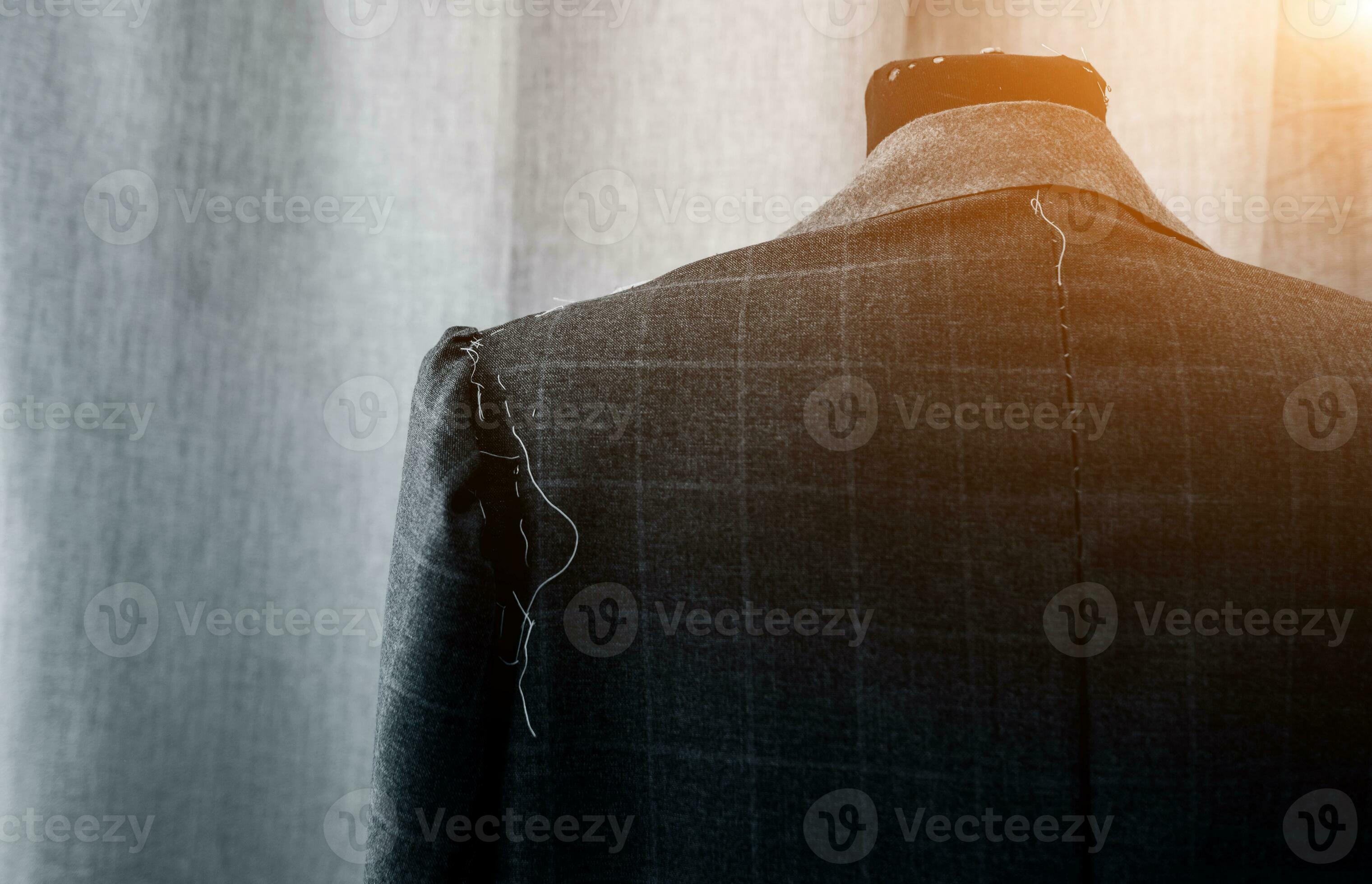 Details of a tailored back suit jacket 26184234 Stock Photo at Vecteezy