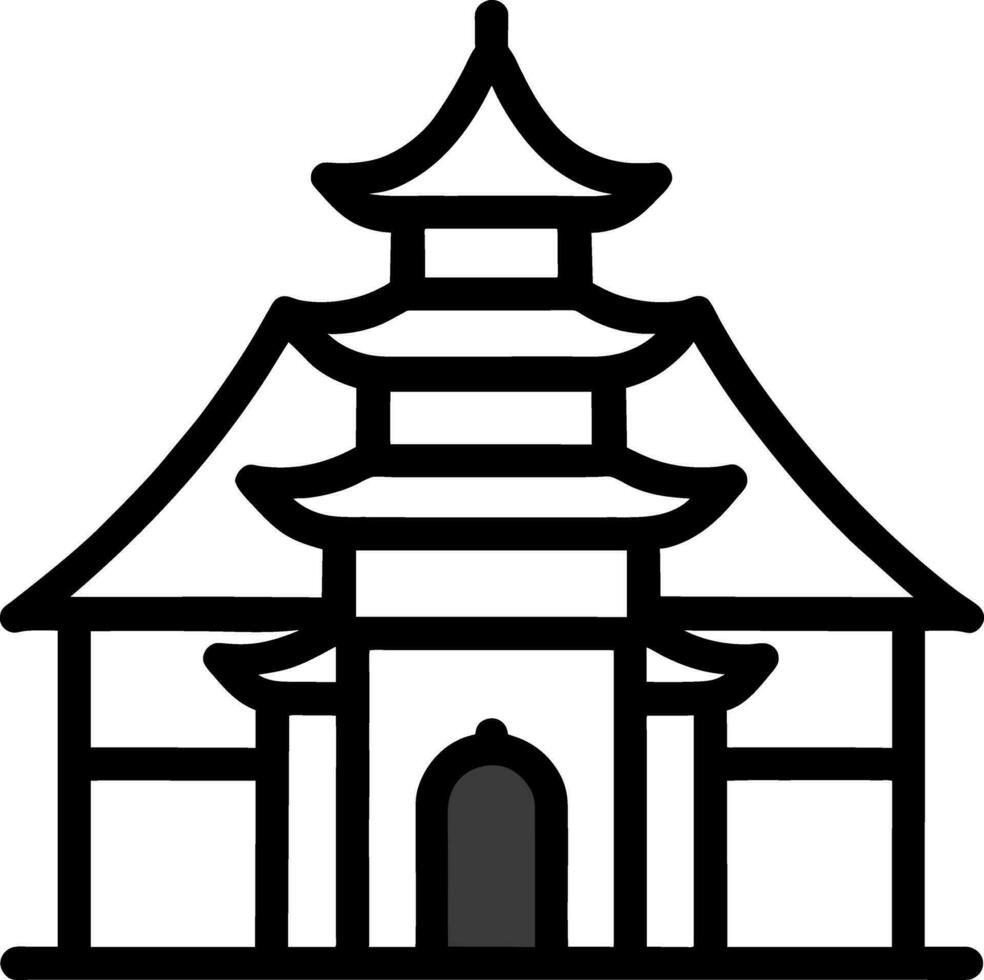 vector illustration of building icon