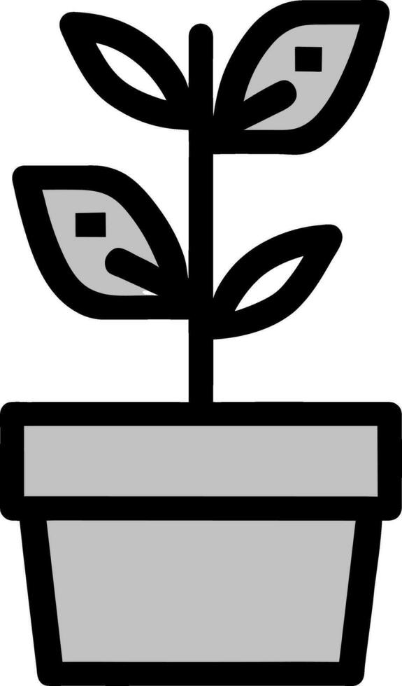 vector ilustración de planta icono