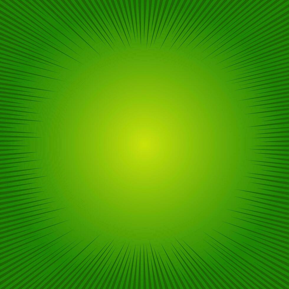 Comic background pop art texturegreen backdrop with halftone gradient. vector