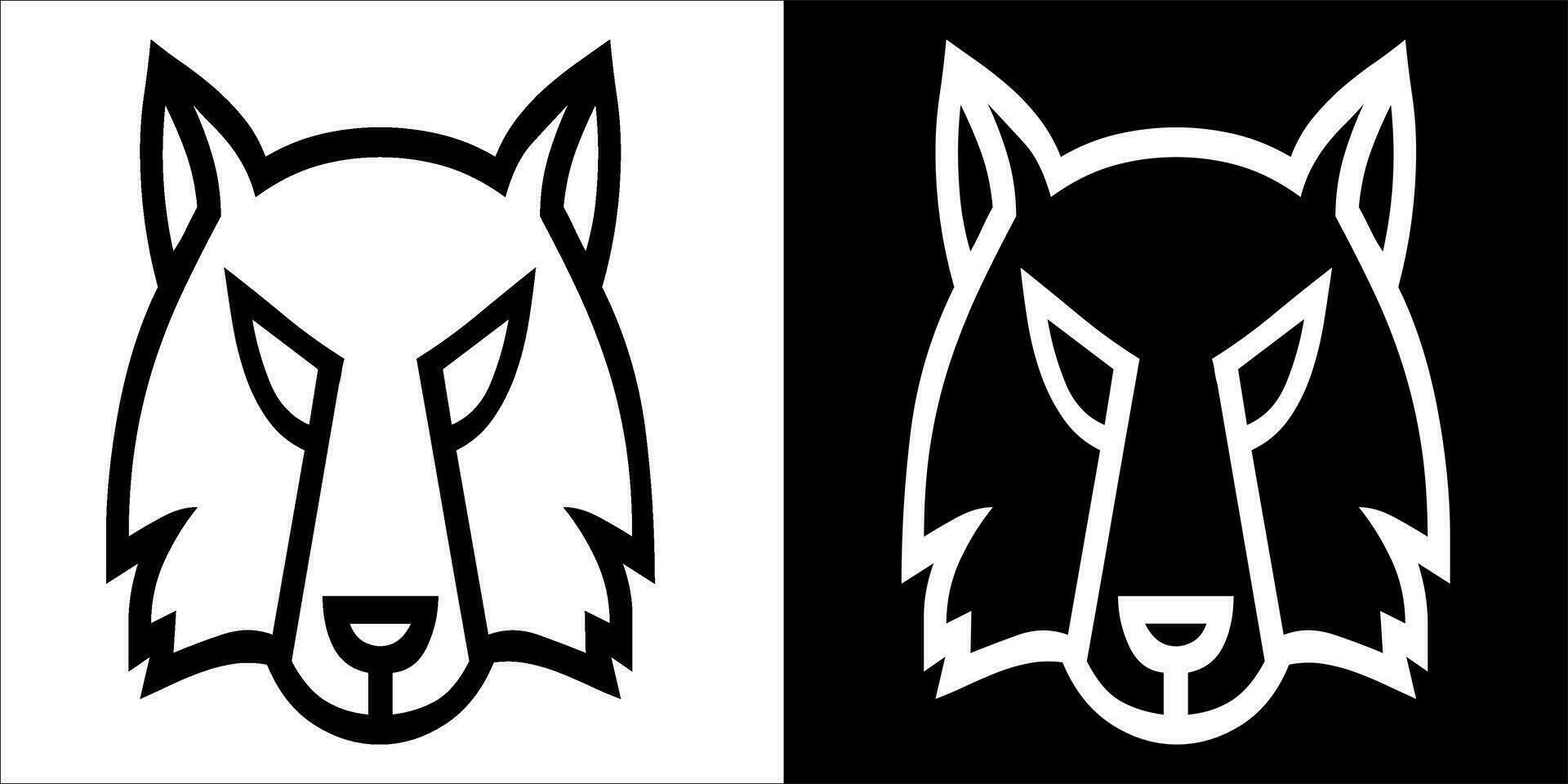 ilustración, vector gráfico de Lobos icono