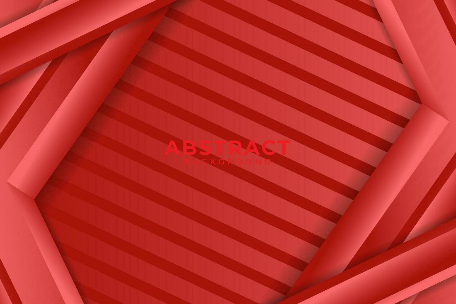 red abstract geometry vector background