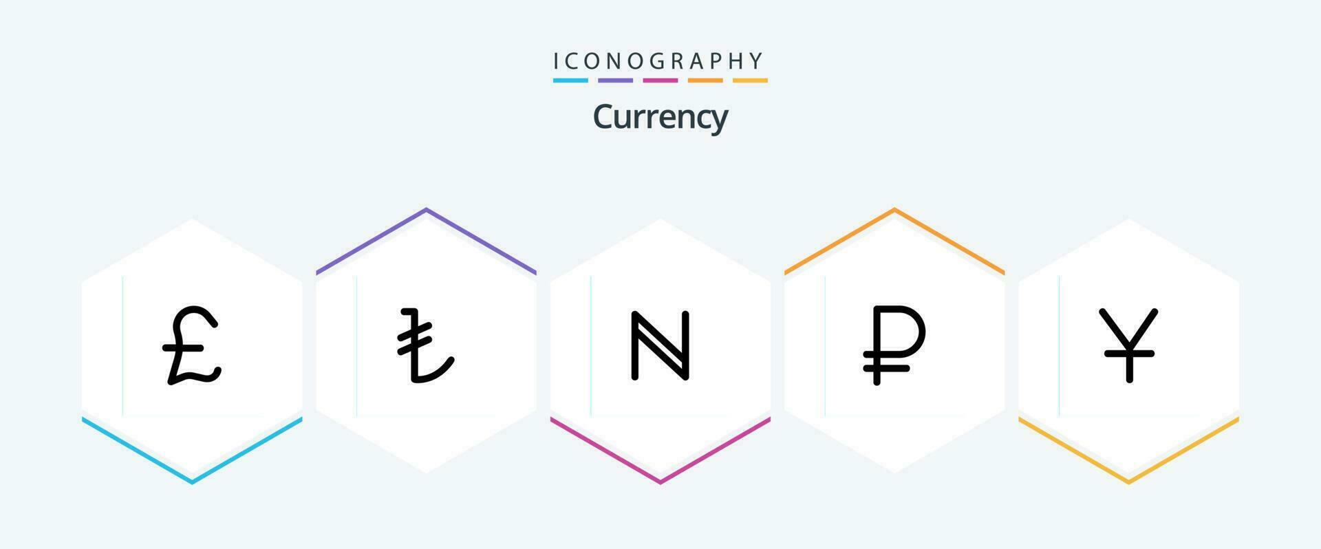 Currency 25 Line icon pack including . money . coin . vector