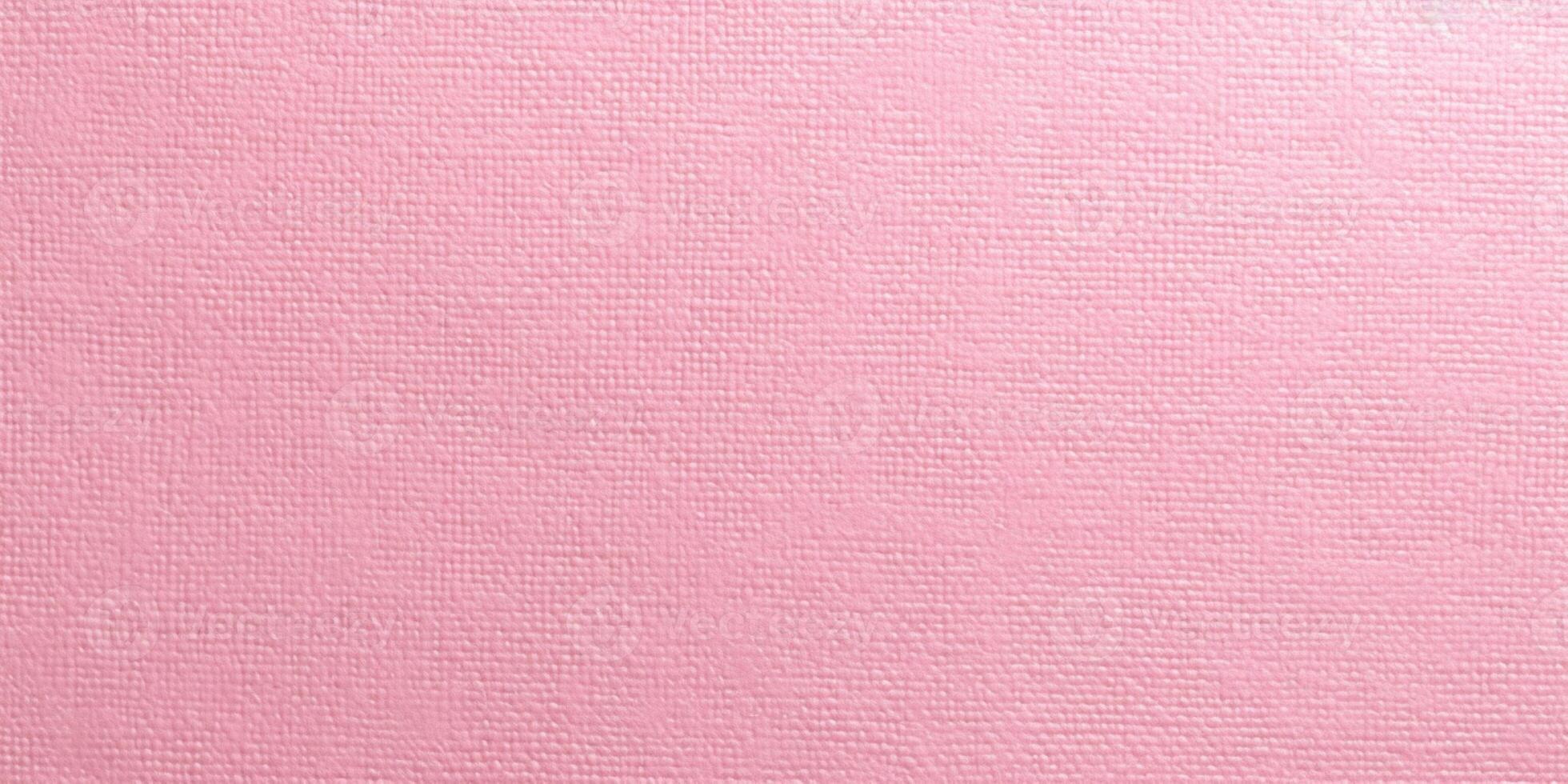 Pink blank canvas textured background. photo