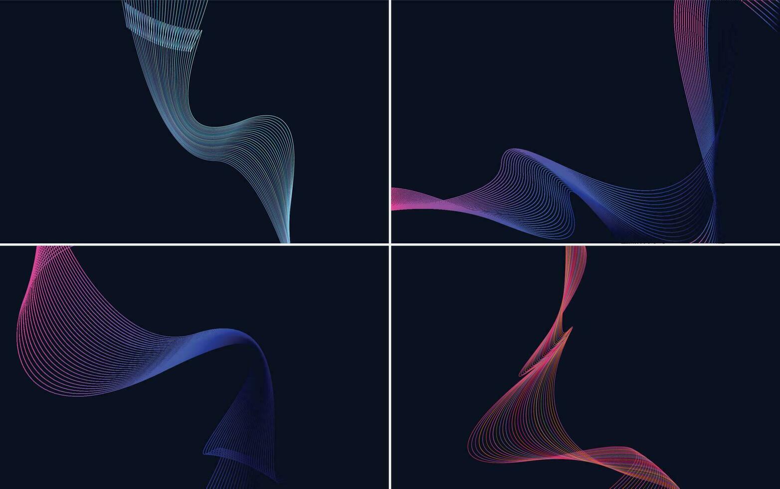 modern wave curve abstract presentation background Pack vector