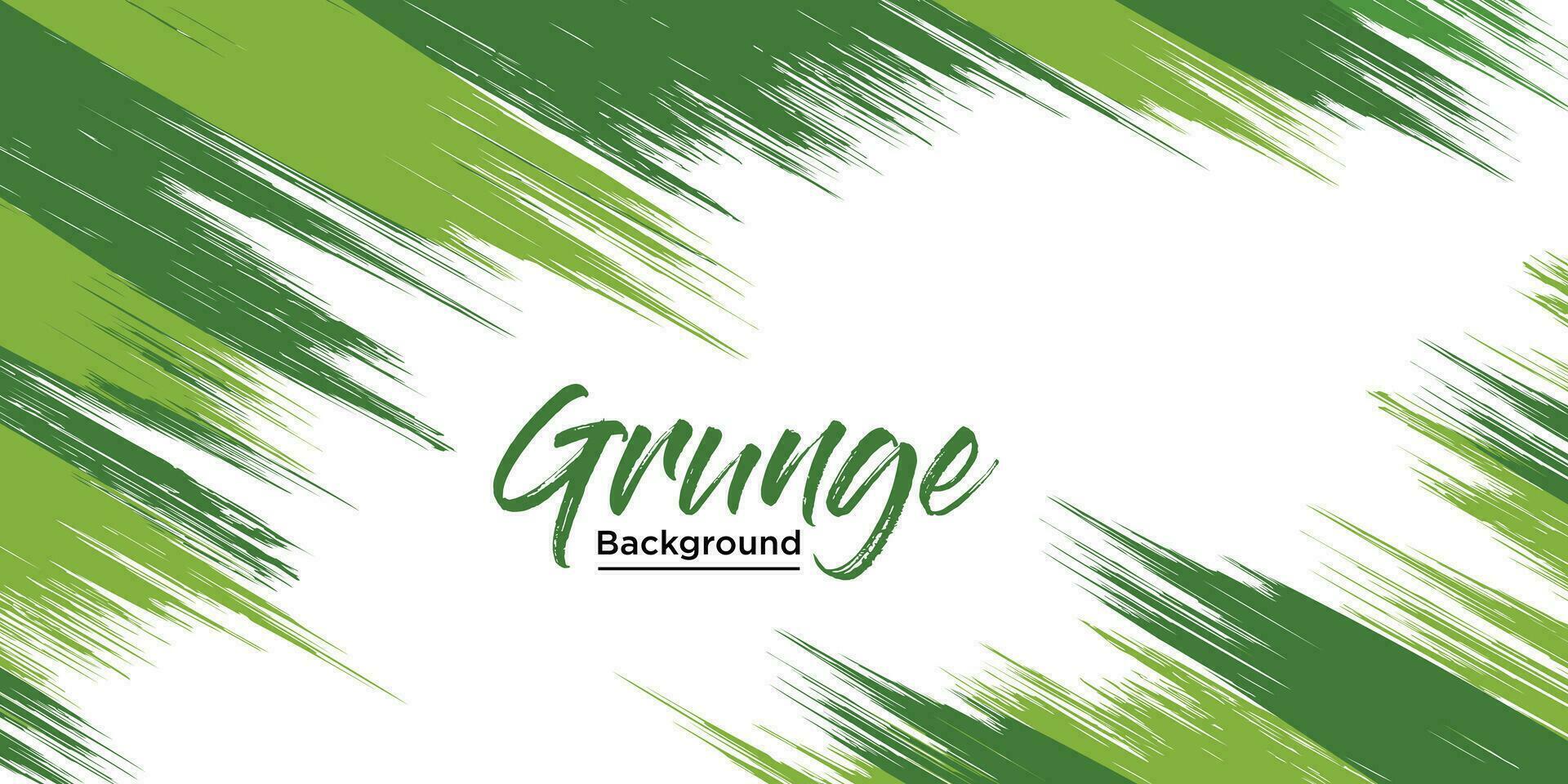 Abstract green and white grunge texture background vector