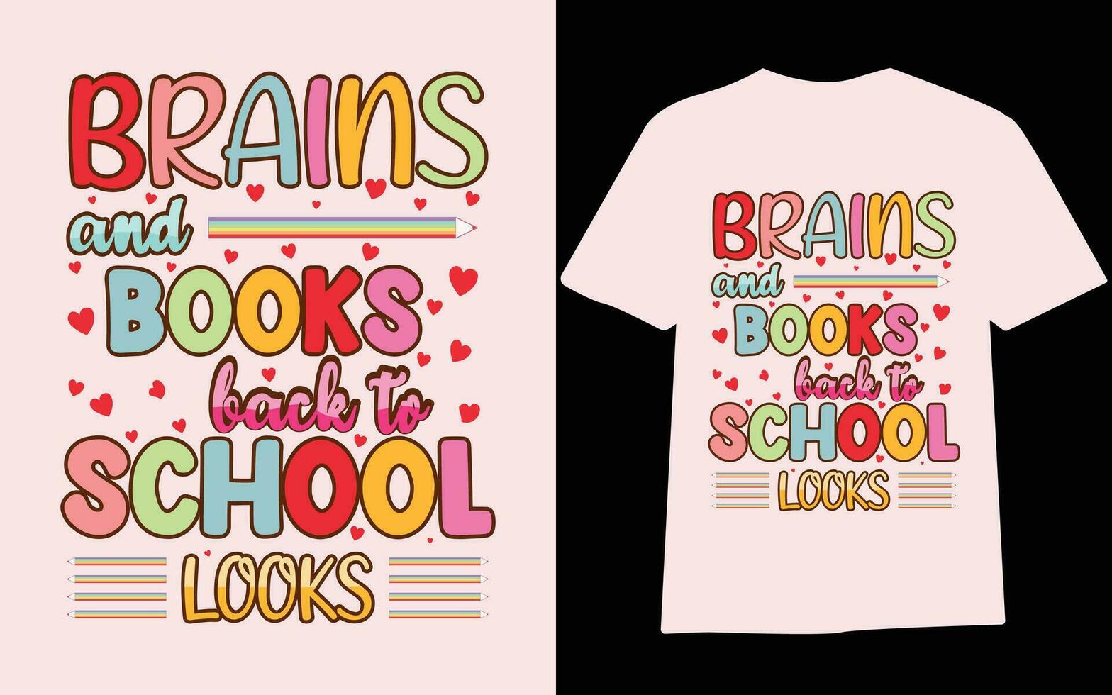 Back to school t-shirt design, first day at school , hundred days of School, typography t-shirt design for kids. vector