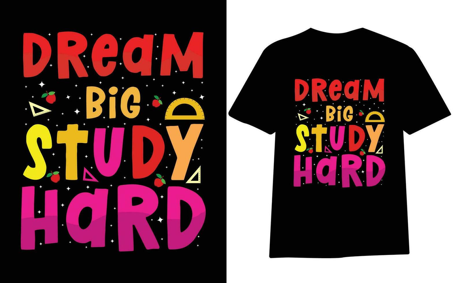 Back to school t-shirt design, first day at school , hundred days of School, typography t-shirt design for kids. vector