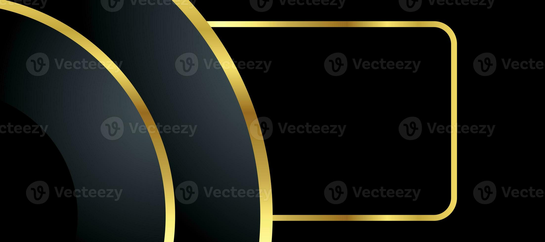 Abstract black and gold luxury background with abstracts photo
