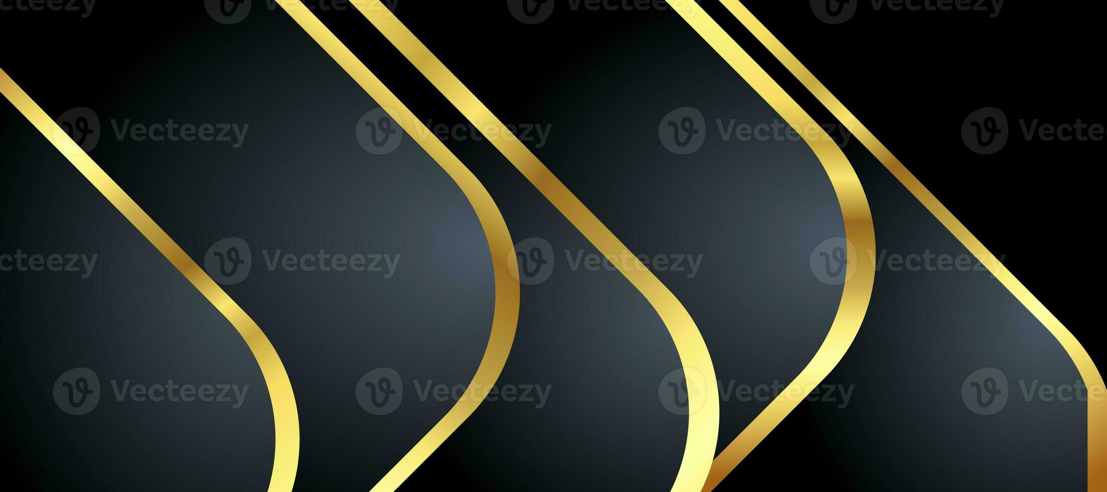 Abstract black and gold luxury background with abstracts photo