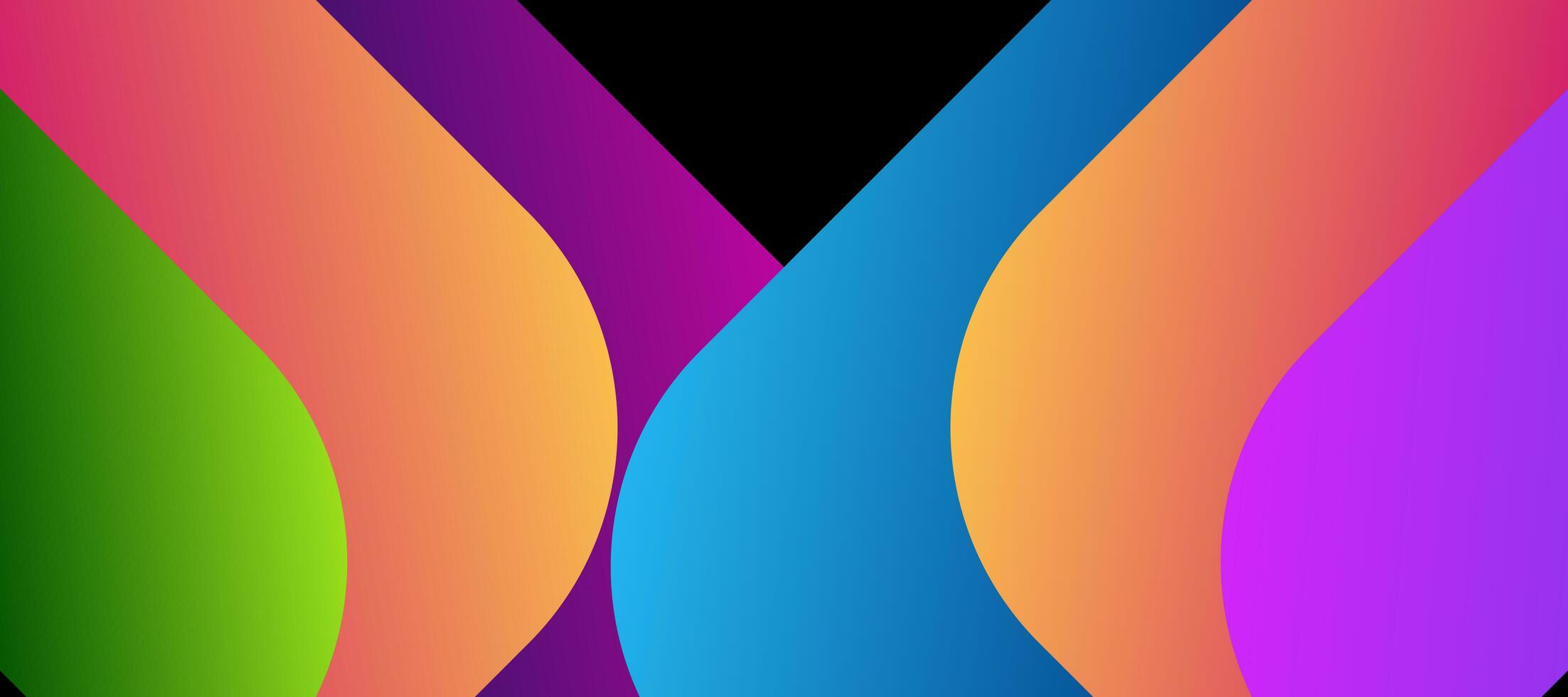 Abstract background with colorful waves and banner liquid photo