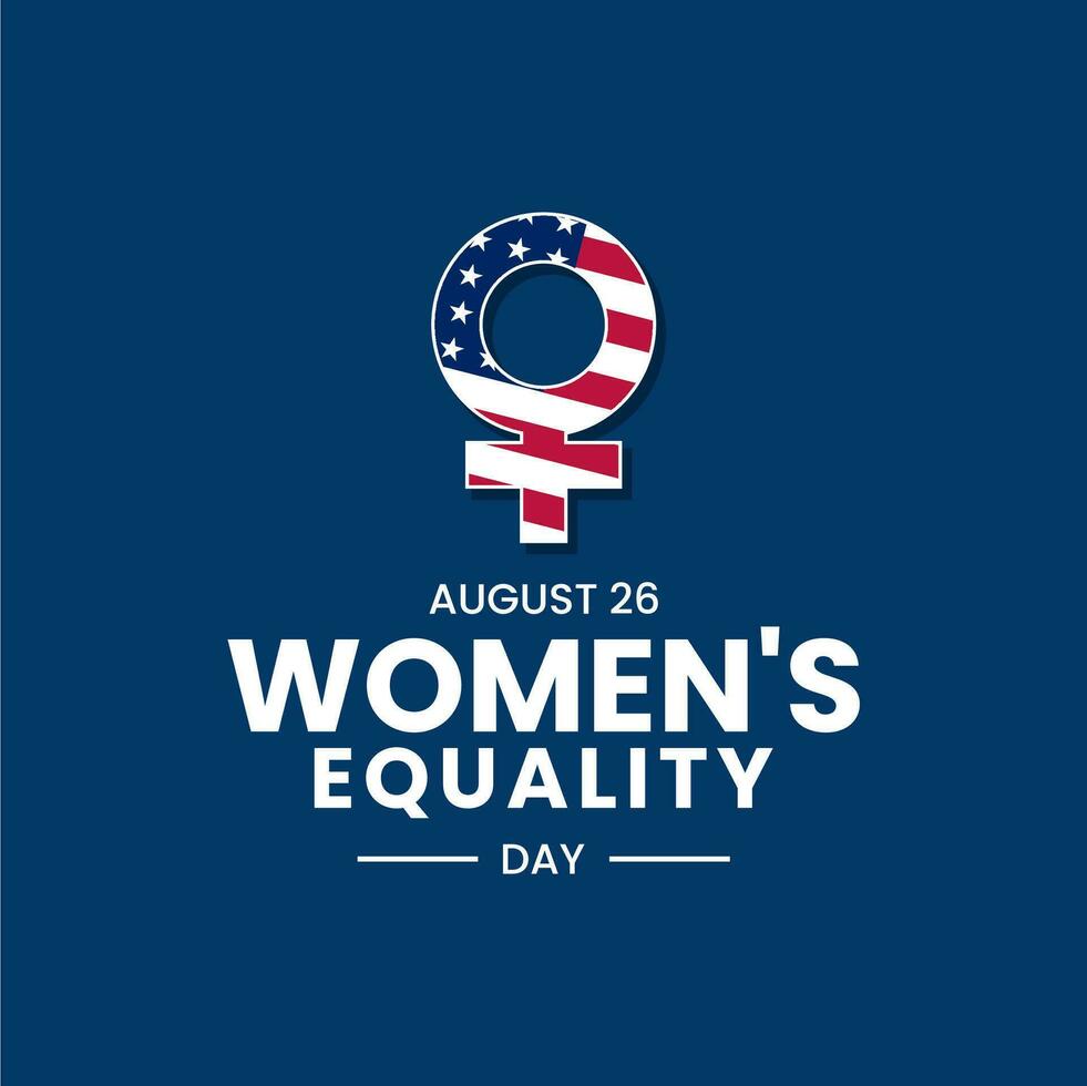 Women's Equality Day, background template Holiday concept vector