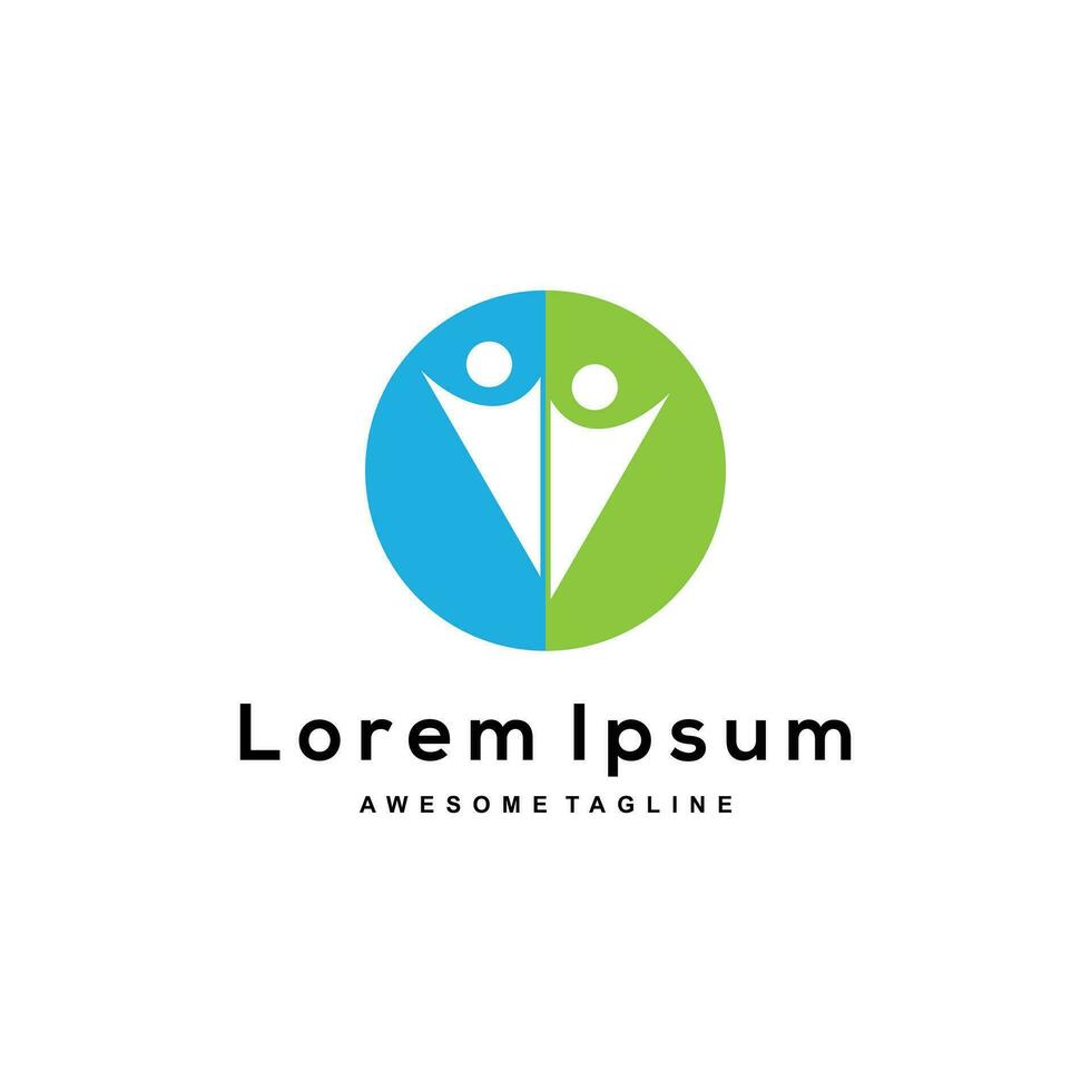 Group logo template vector
