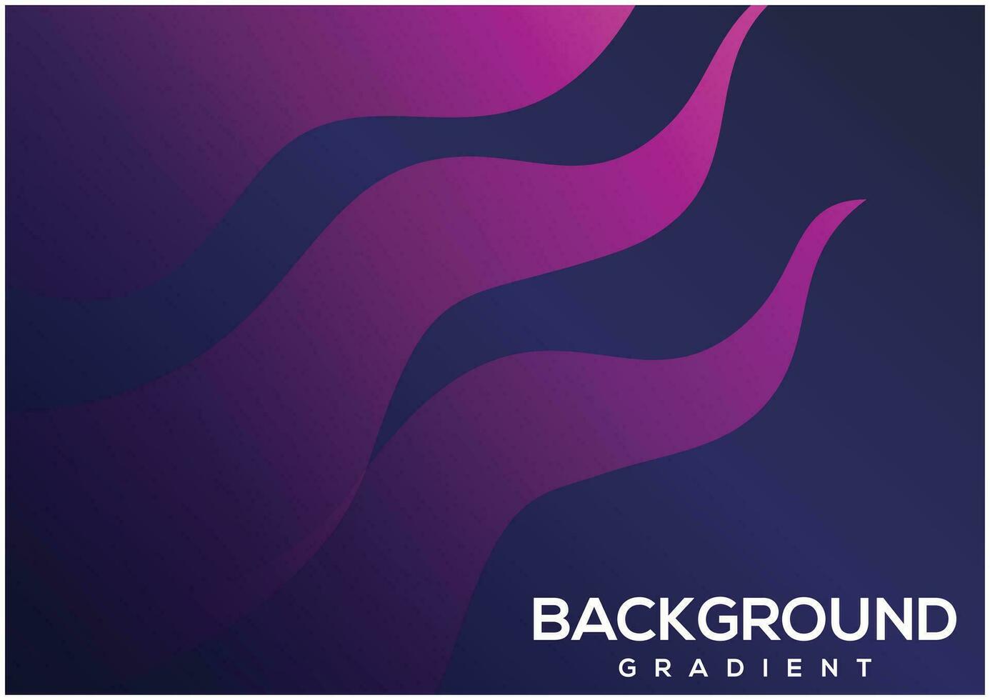Gradient wavy background vector
