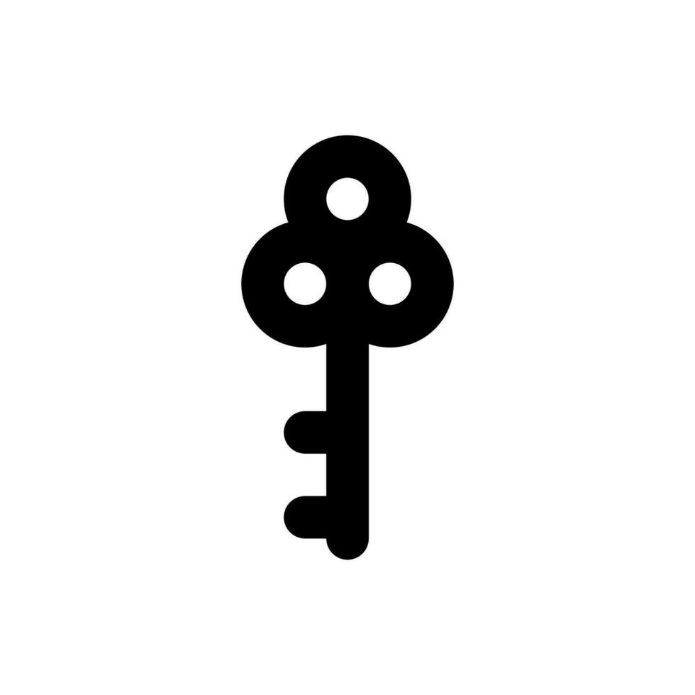 key icon simple vector