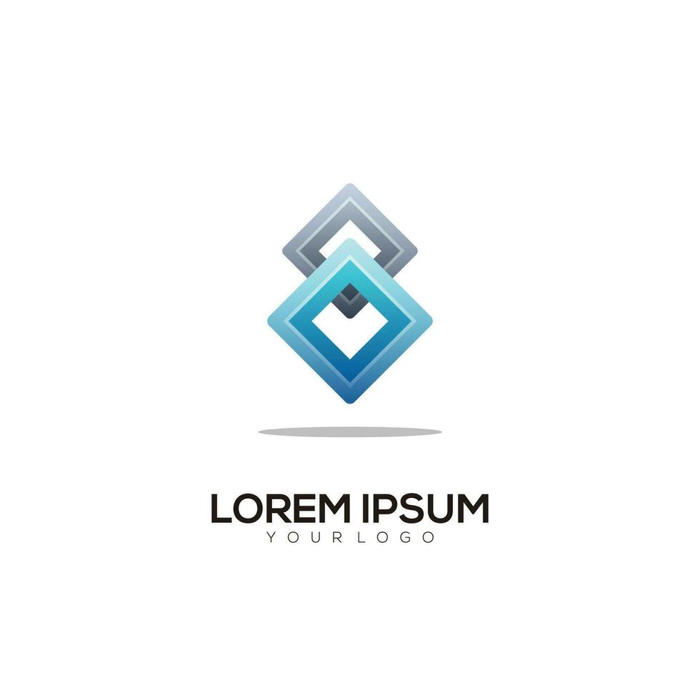 logo colorful gradient illustration vector