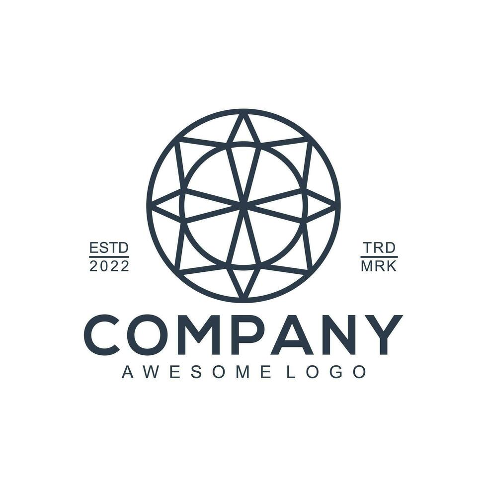 Flower Silhouette logo vector