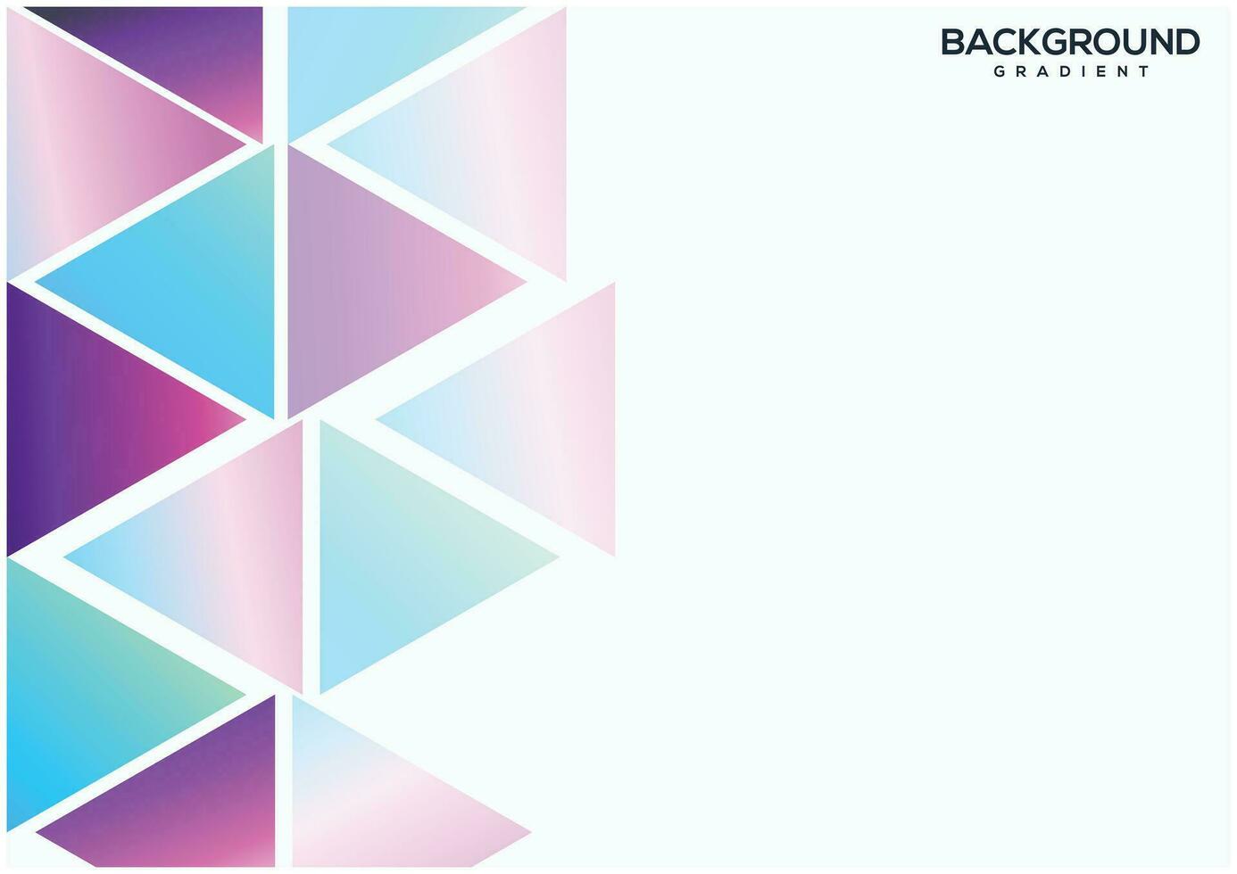 Geometric background with colorful vector