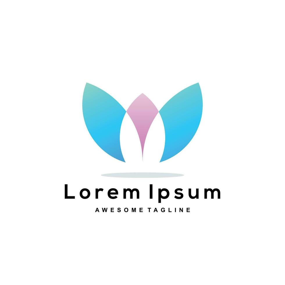 gradient logo design colorful vector
