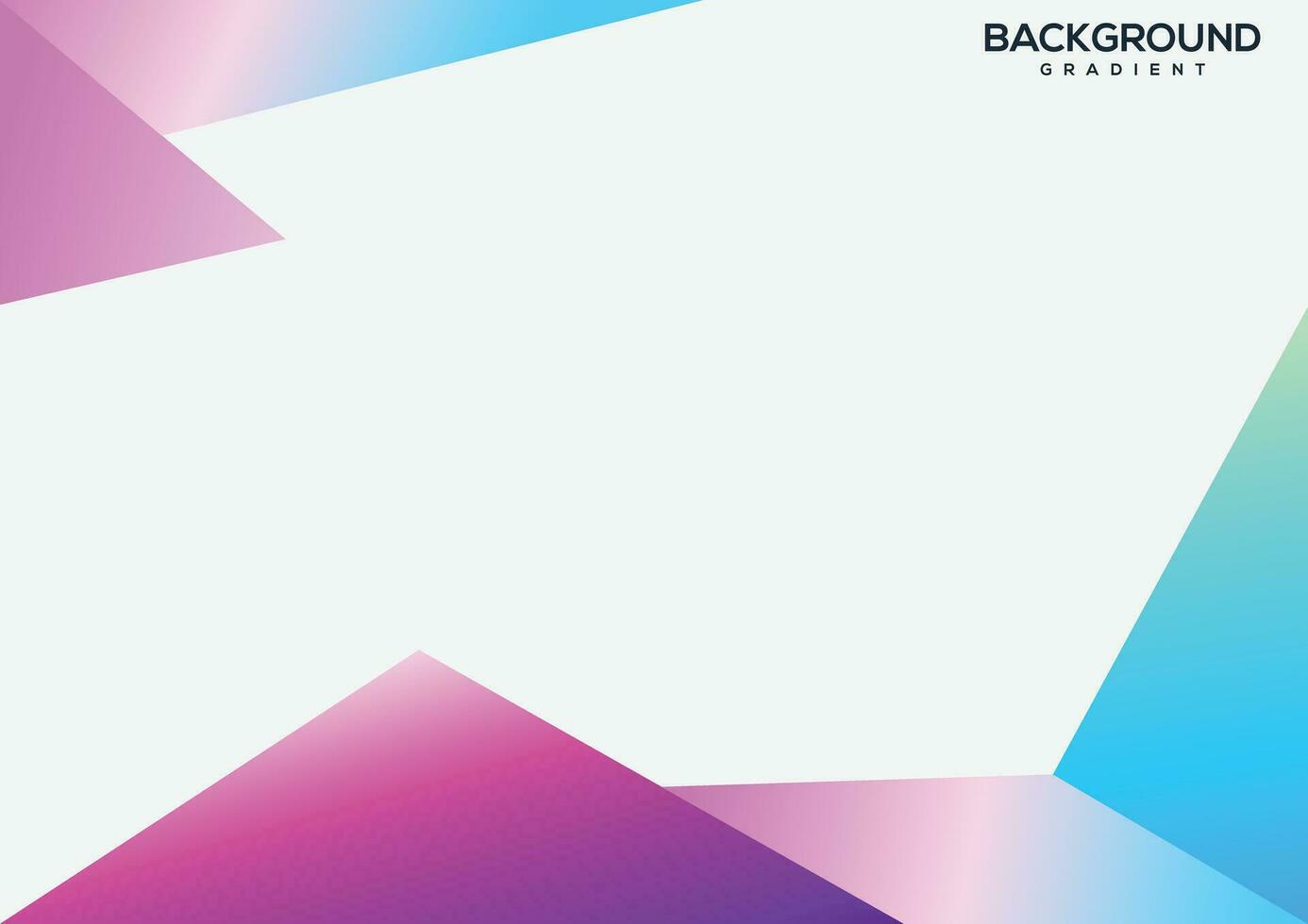 Gradient geometric background vector