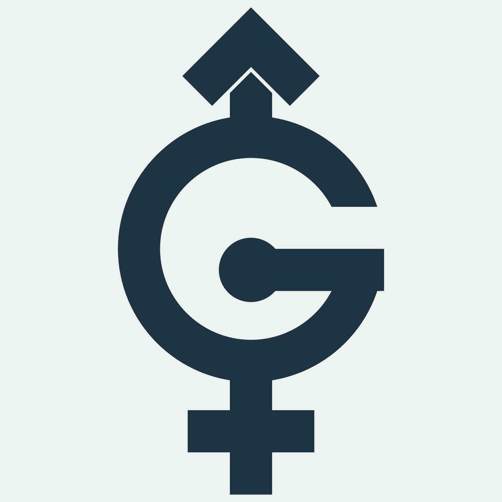 male and female gender logos vector