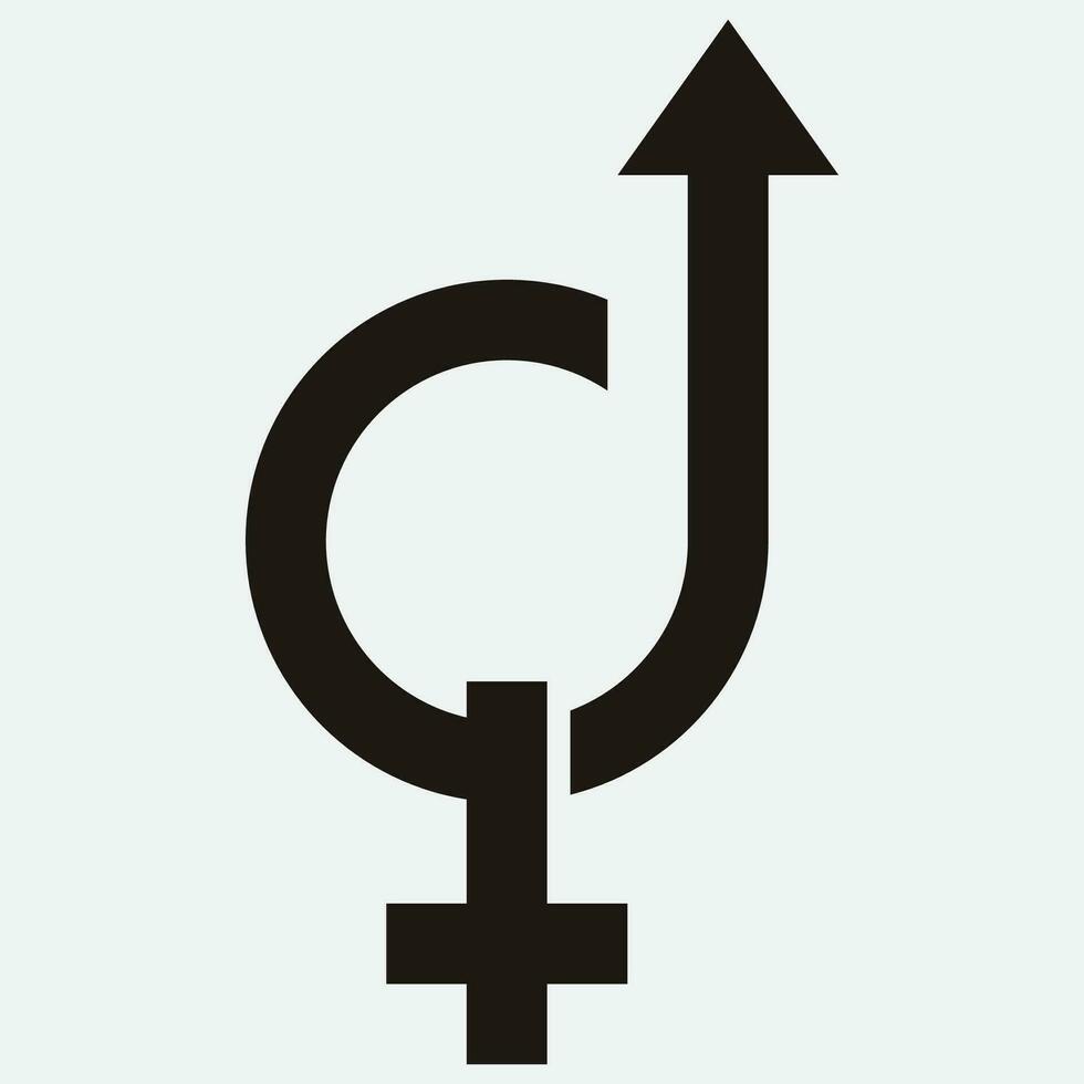 male and female gender logos vector