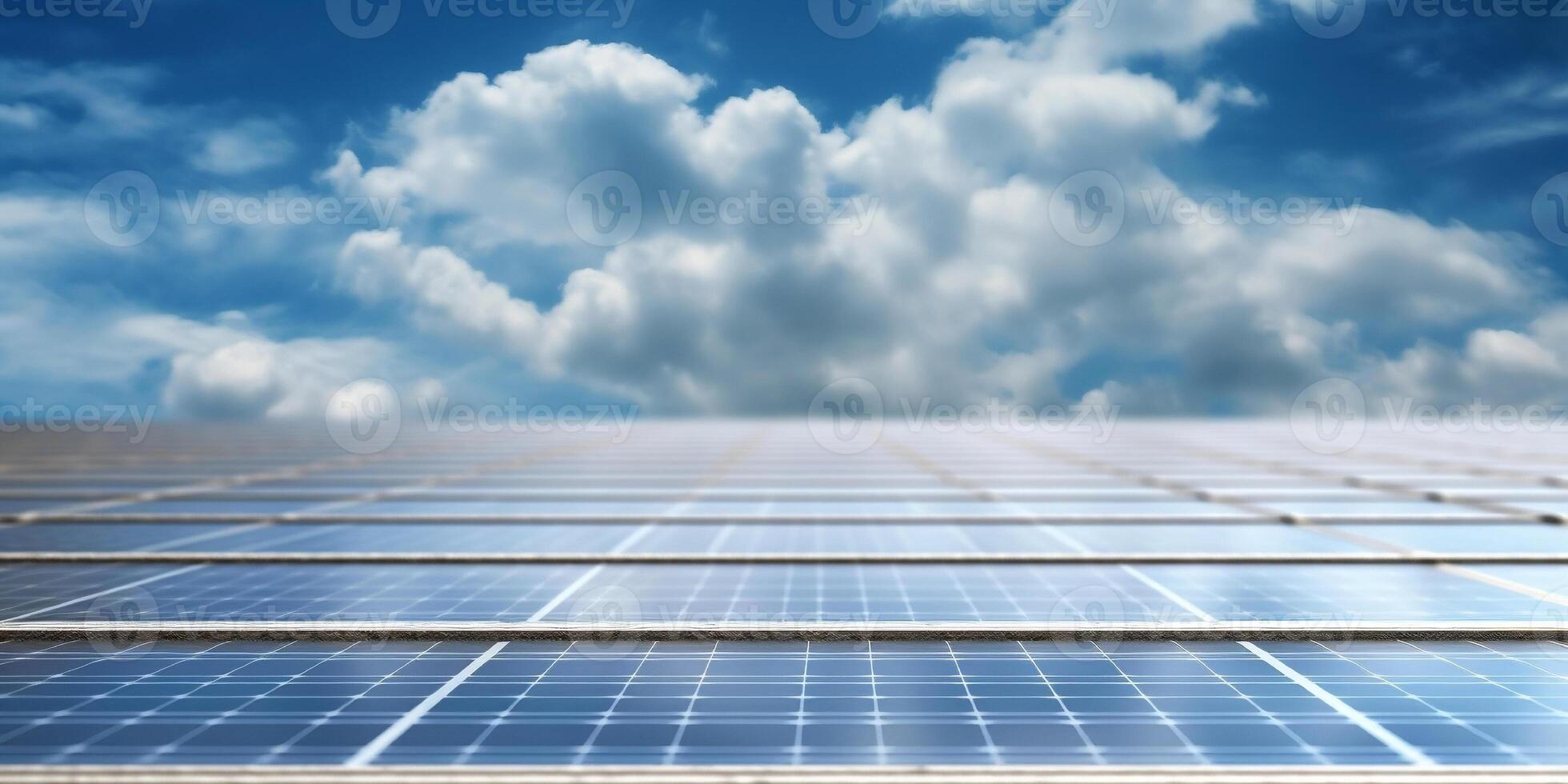 solar panel energy sun power, copy space background, photo