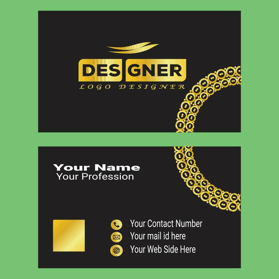 editable visiting card for download vector