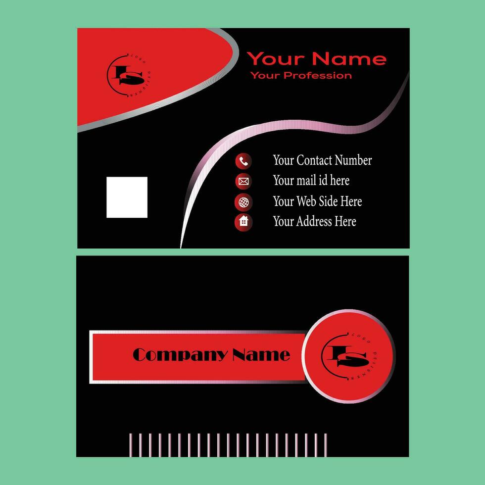 modern Visiting card eps format vector