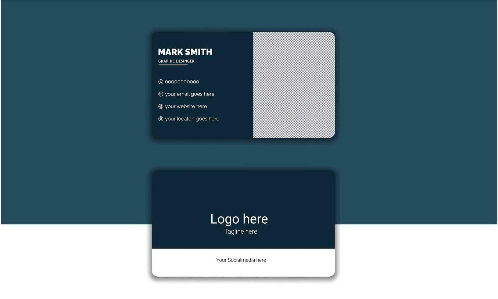 Business card Design Template vector