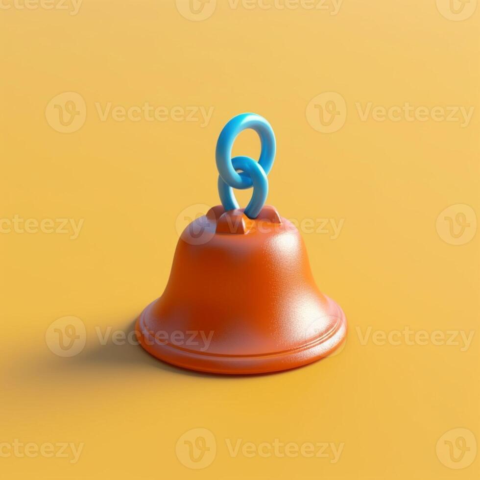 Information call bell cartoon illustration, photo