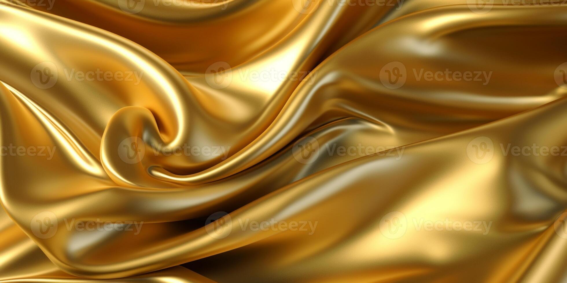 papel brillante oro texturizado antecedentes. ai generado, foto