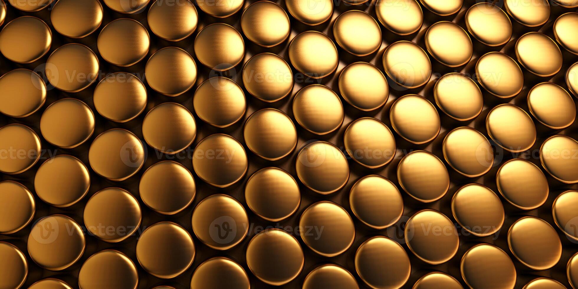 Gold metal textured background. AI Generated, photo