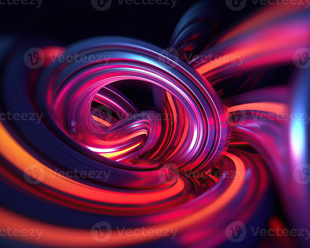 Abstract modern technology background. Generative AI photo