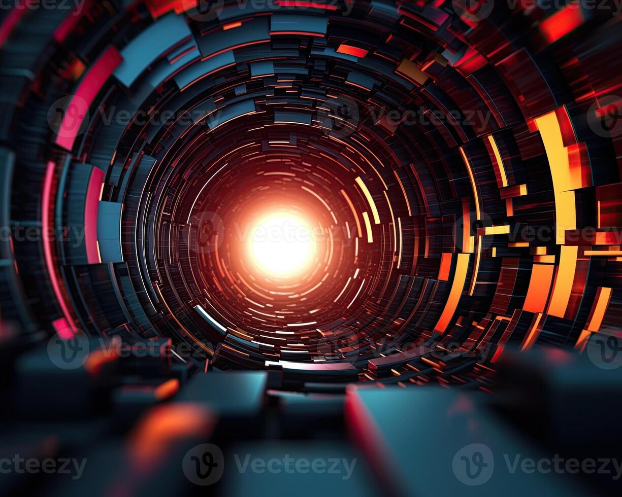 Abstract modern technology background. photo