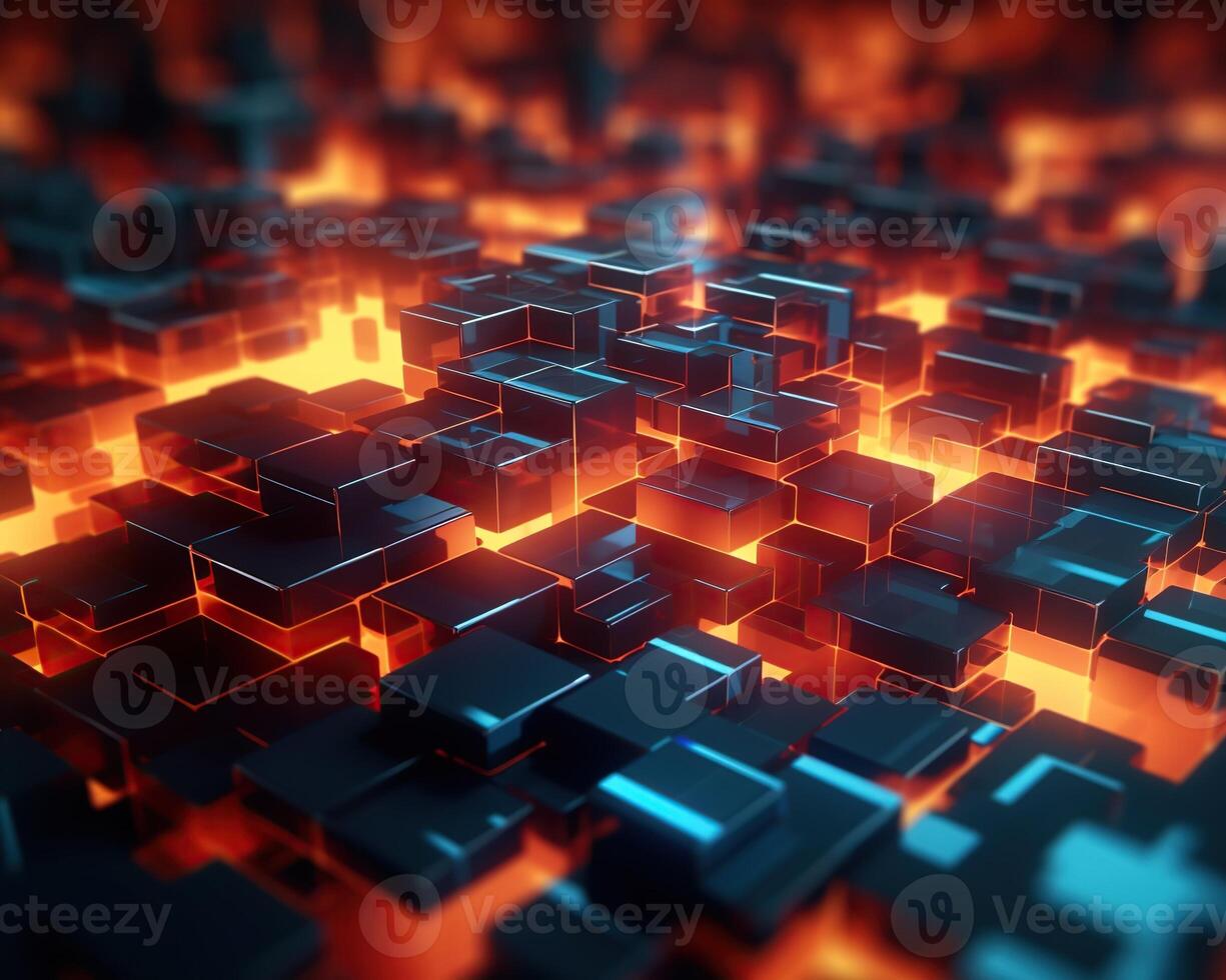 Abstract modern technology background. photo
