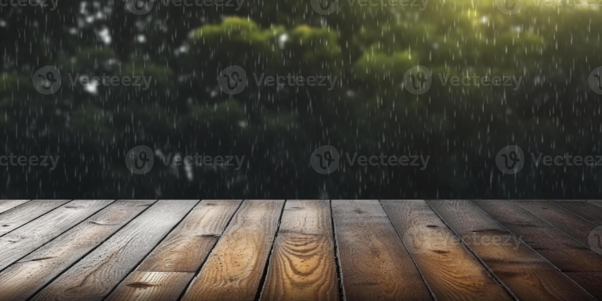 Rain drop copy space blurred background, photo