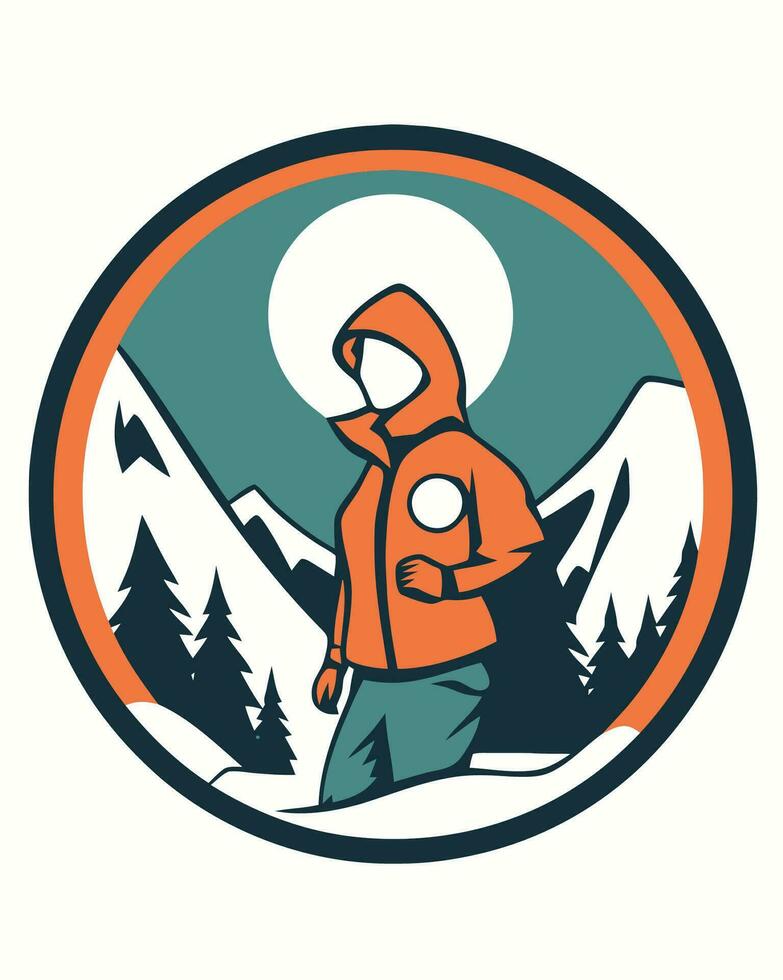 artic winter logo vector