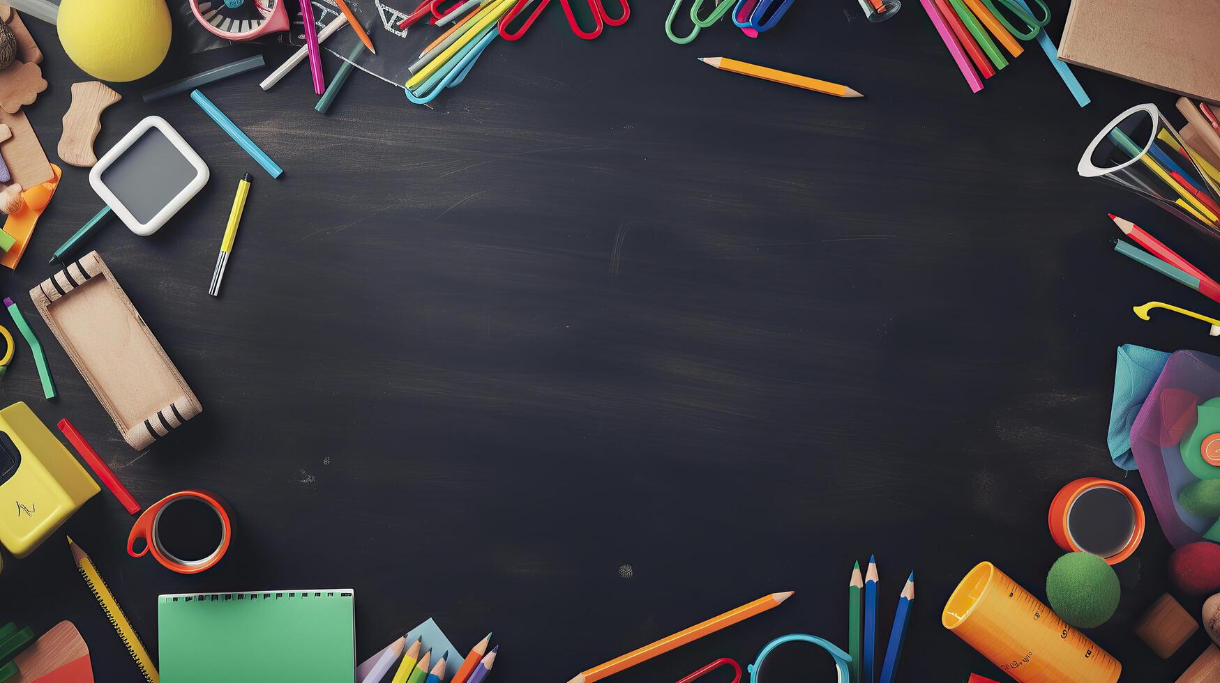 Back to School Educational Background with copy space photo